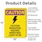 Signmission Radiation & Laser Sign, 14 in H x 10 in W, Aluminum, Rectangle OS-2PACK-CR-A-1014-V-10262 - alternate 3